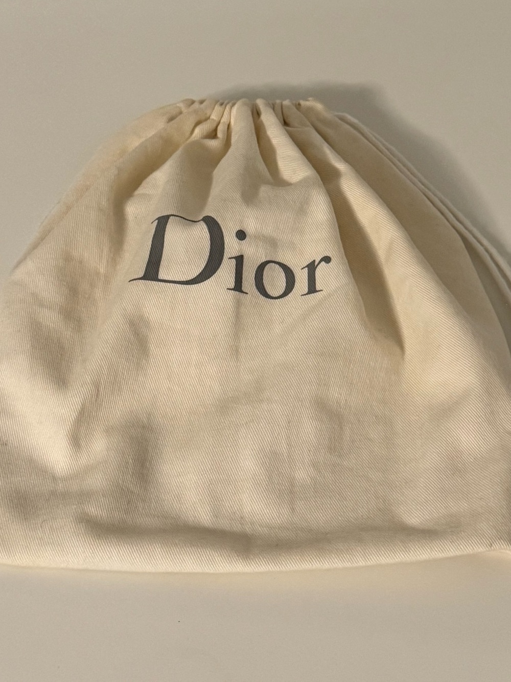 Authentic Dior Drawstring Dust Bag 11”x13”